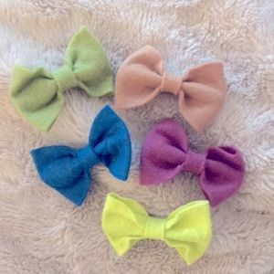 💐 Little Poppy Co. 🎀 Felt Hair Bow Set